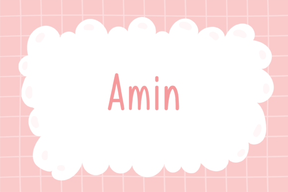 Amin: A Whimsical Handwritten Font for Modern Web Design Projects