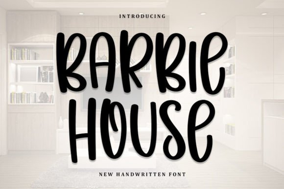 Barbie House: A Script Font That Elevates Editorial Design with Grace