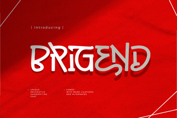 Brigend: A Refined Handwritten Font for Modern Campaign Typography
