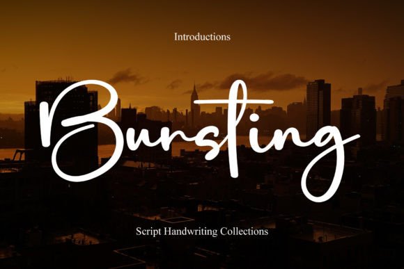 Bursting Font: Elevating Small Business Brand Identity