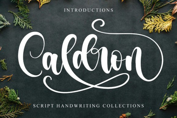Caldron Font: Elevating Editorial Design with Modern Script
