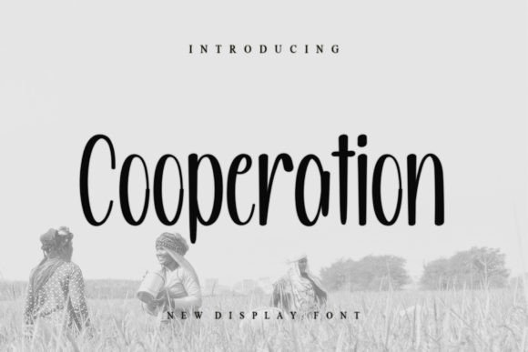 Cooperation: A Handwritten Font That Feels Like a Conversation