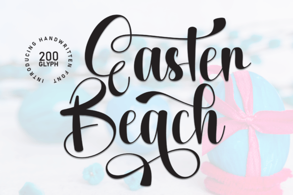 Easter Beach: A Handwritten Font for Timeless Editorial Design