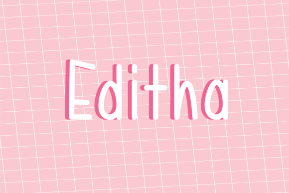 Editha: A Whimsical Handwritten Font That Elevates Web Design