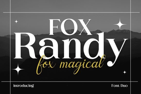 Fox Randy and Fox Magical: A Font Duo for Handmade Branding and Creative Designs