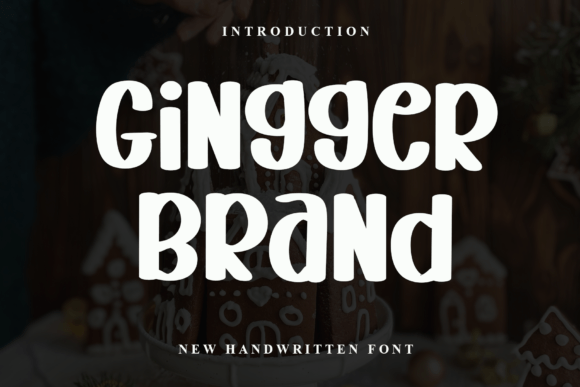 Gingger Brand Font: Warm Handwritten Style for Small Business