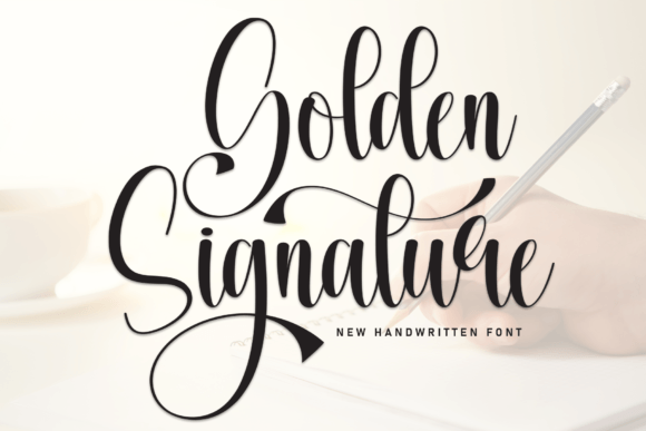 Golden Signature Font: A Campaign Design Review