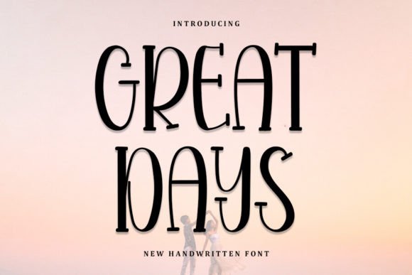 Great Days Font: Elegant Script for Web Design