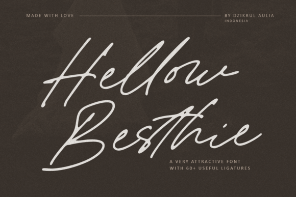 Hellow Besthie Font: Elegant Script for Digital Marketing