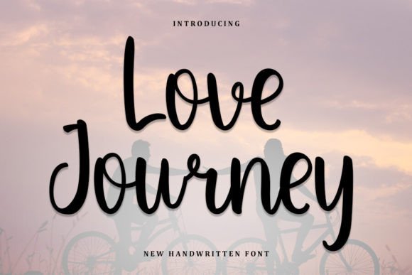 Love Journey Font: A Handwritten Typeface for Makers