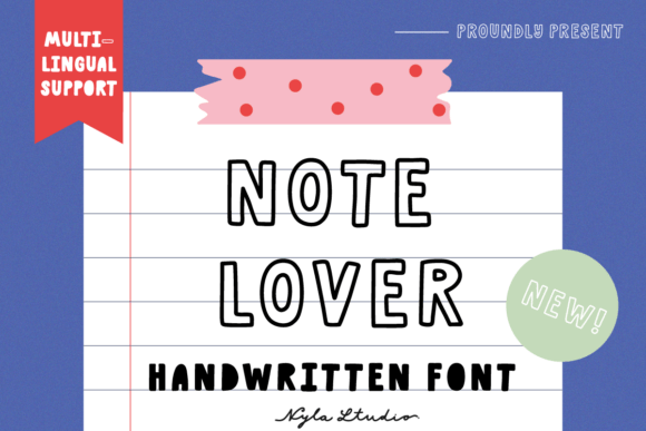 Note Lover Font: Handwritten Charm for Web Design