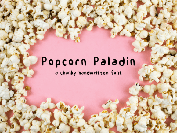 Popcorn Paladin Font: Bold Type for Playful Campaigns