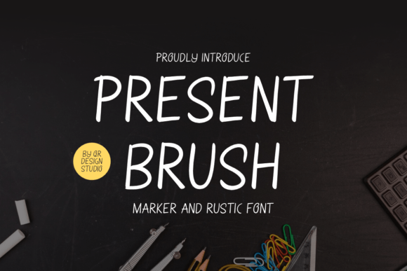 Present Brush: A Sweet Handwritten Font That Elevates Small Business Branding