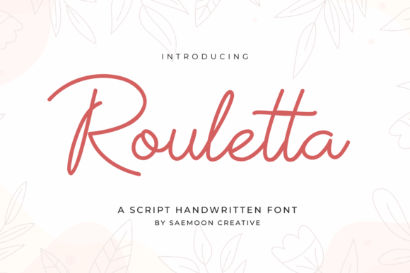 Rouletta Font: Elevating Digital Design with Elegance