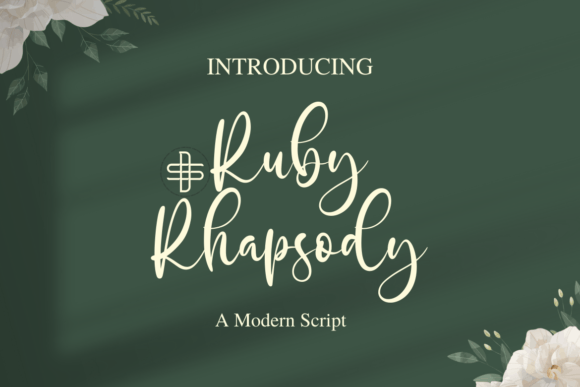 Ruby Rhapsody: A Script Font That Elevates Editorial Design