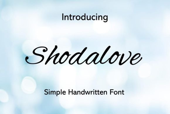 Shodalove Font: A Web Designer’s Review of This Elegant Script Typeface