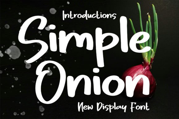 Simple Onion Font: Adding Handwritten Charm to Web Layouts