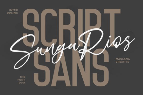 Sungarios Font: Elevating Handmade Labels and Designs
