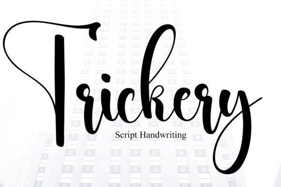 Trickery Font: A Handwritten Typeface for Editorial Warmth