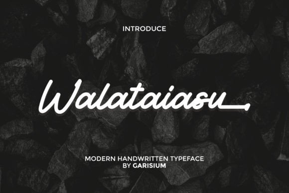 Walataiasu: A Sophisticated Script Font for Elegant Brand Identities
